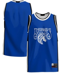 Fayetteville State Broncos Basketball Jersey - Blue Ncaa