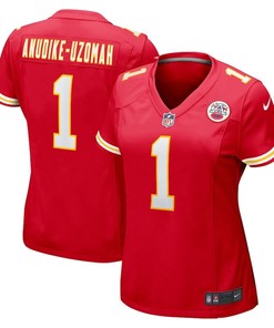 Felix Anudike-Uzomah 1 Kansas City Chiefs Women's 2023 Draft First Round Pick Game Jersey - Red