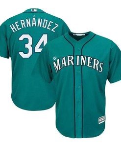 Felix Hernandez Seattle Mariners Cool Base Player Jersey - Northwest Green