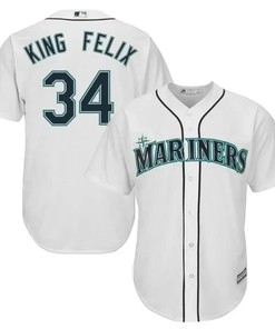 Felix Hernandez Seattle Mariners Cool Base Player Jersey - White