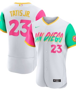 Fernando Tatis Jr. San Diego Padres 2022 City Connect Authentic Player Jersey - White Mlb