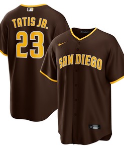 Fernando Tatis Jr San Diego Padres Alternate Replica Player Jersey Brown Mlb