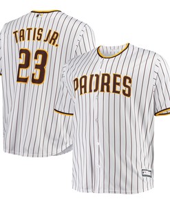 Fernando Tatis Jr San Diego Padres Big And Tall Replica Player Jersey White Mlb