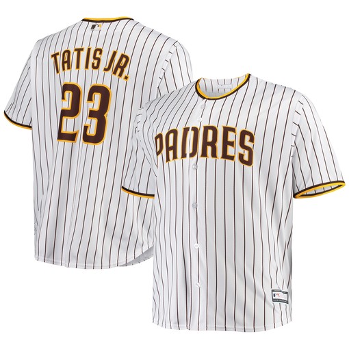 Fernando Tatis Jr San Diego Padres Big And Tall Replica Player Jersey White Mlb