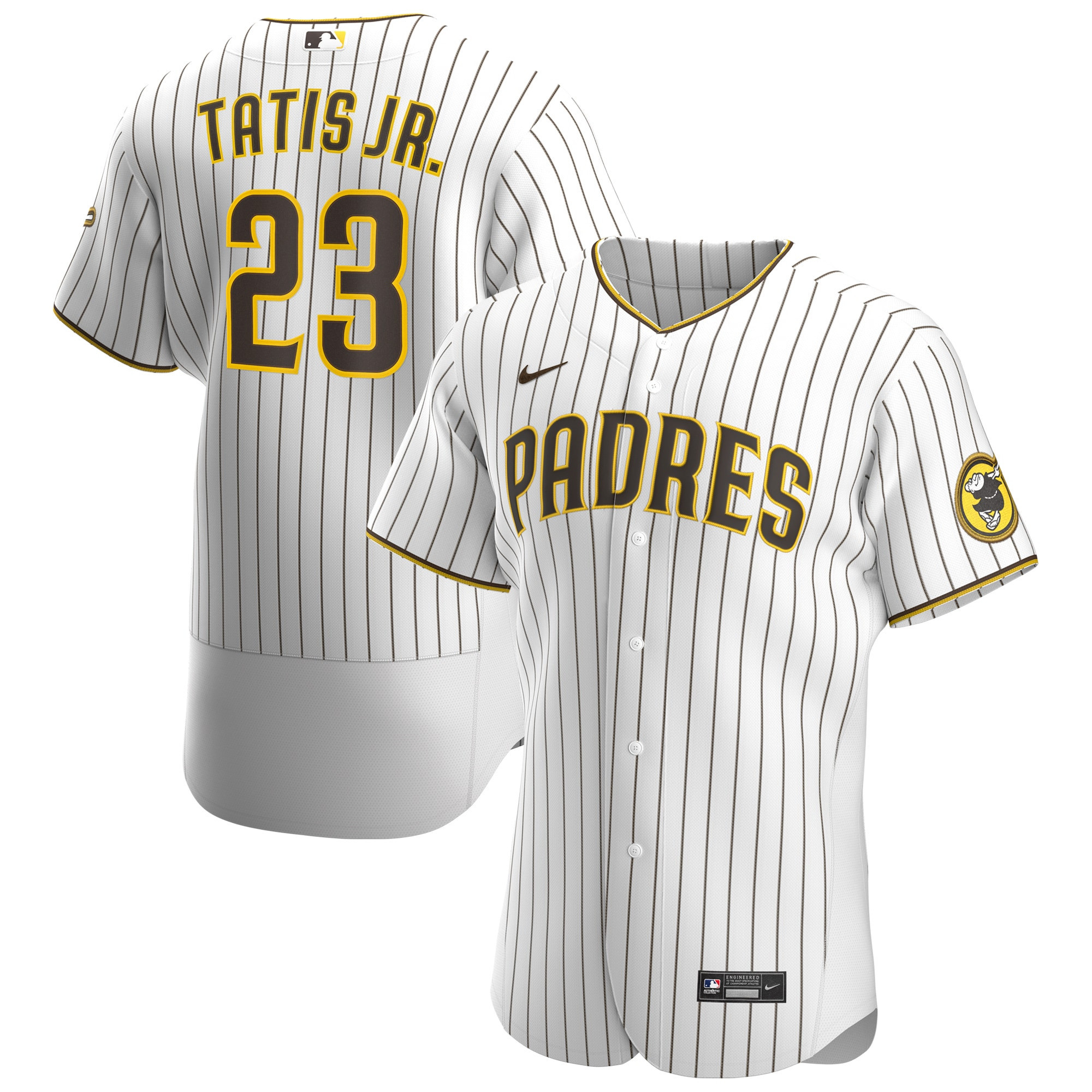 Fernando Tatis Jr. San Diego Padres Home Authentic Player Jersey - White/brown Mlb