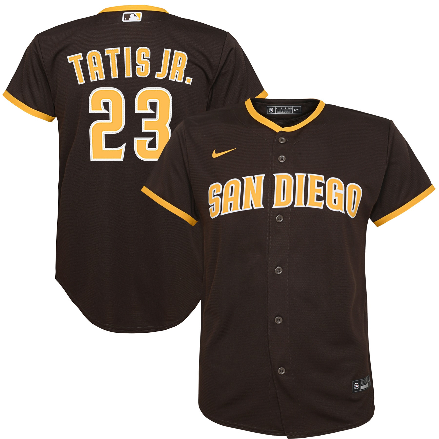 Fernando Tatis Jr. San Diego Padres Road Replica Player Jersey - Brown Mlb