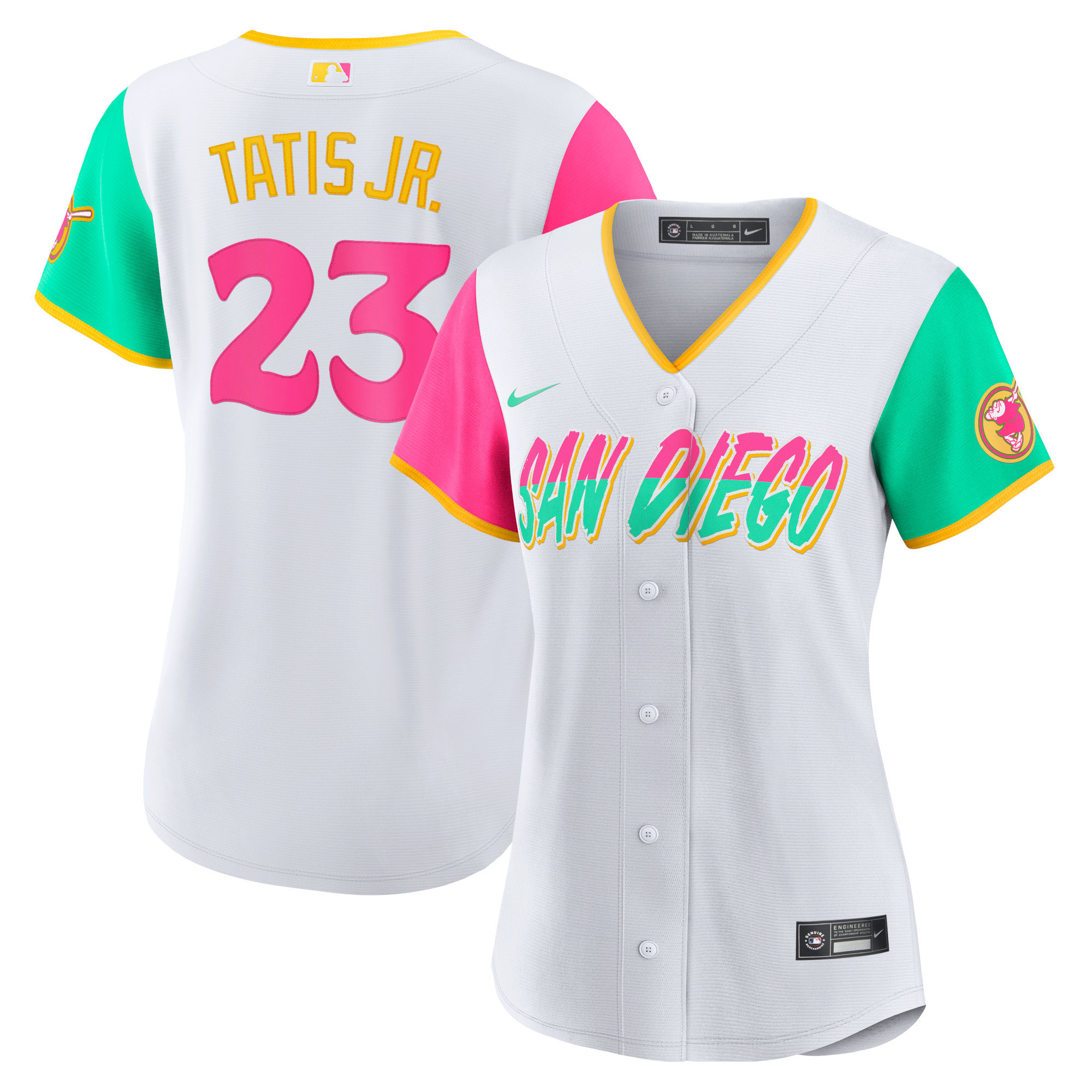 Fernando Tatis Jr. San Diego Padres Womens 2022 City Connect Replica Player Jersey - White Mlb