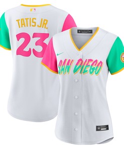 Fernando Tatis Jr. San Diego Padres Womens 2022 City Connect Replica Player Jersey - White Mlb