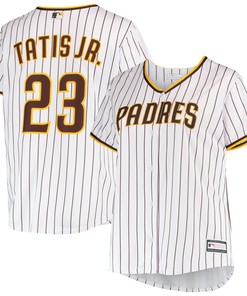 Fernando Tatis Jr. San Diego Padres Womens Plus Size Replica Player Jersey - White/brown Mlb