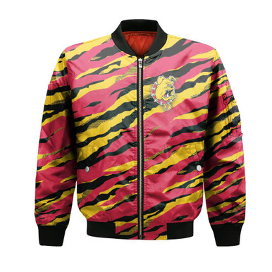 Ferris State Bulldogs Bomber Jacket Sport Style Keep Go On - NCAA