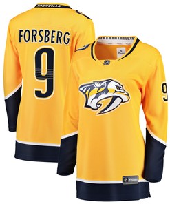 Filip Forsberg Nashville Predators Fanatics Branded Womens Premier Breakaway Player Jersey - Gold Nhl