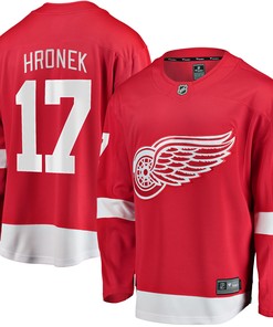 Filip Hronek Detroit Red Wings Fanatics Branded Home Breakaway Player Jersey - Red Nhl