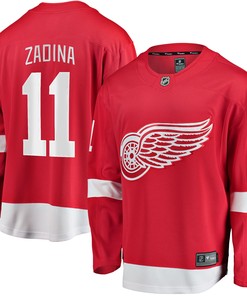 Filip Zadina Detroit Red Wings Fanatics Branded Home Breakaway Player Jersey - Red Nhl