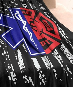 Firefighter Blanket Retirement for Dad Husband Son Boyfriend