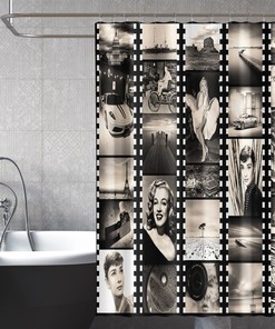 Flame Red Dragon Print Shower Curtain for a Bold and Mythical Bathroom Decor