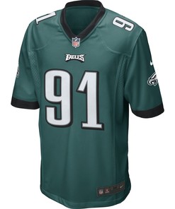 Fletcher Cox 91 Philadelphia Eagles Game Jersey - Midnight Green