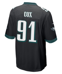 Fletcher Cox 91 Philadelphia Eagles Super Bowl LVII Champions Men Game Jersey - Black