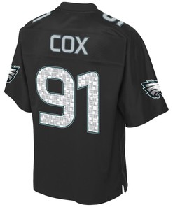 Fletcher Cox Philadelphia Eagles Nfl Pro Line By Fanatics Branded Super Bowl Lii Fashion Jersey - Black
