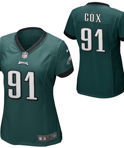 Fletcher Cox Philadelphia Eagles Nike Womens Game Jersey - Midnight Green