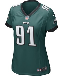 Fletcher Cox Philadelphia Eagles Women's Game Jersey - Midnight Green