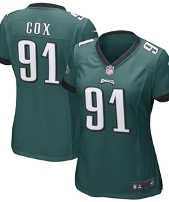 Fletcher Cox Philadelphia Eagles Womens Game Jersey - Midnight Green Nfl