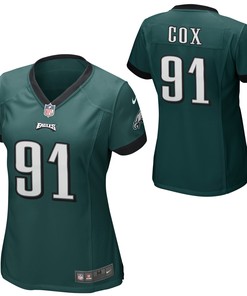 Fletcher Cox Philadelphia Eagles Womens Game Player Jersey - Midnight Green Nfl