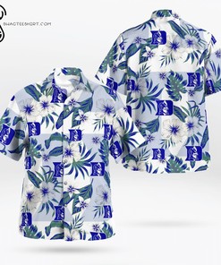 Floral Duke Blue Devils Hawaiian Shirts