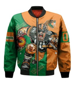Florida A&M Rattlers Bomber Jacket Football Go On - NCAA