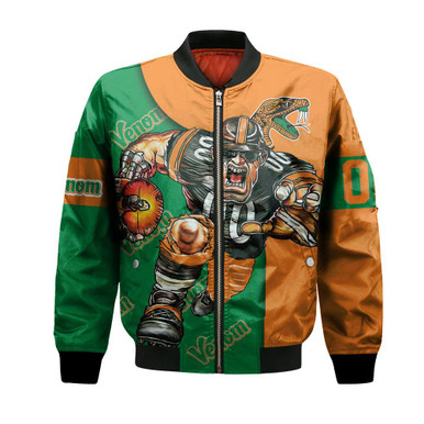 Florida A&M Rattlers Bomber Jacket Football Go On - NCAA