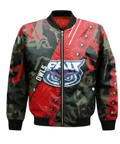 Florida Atlantic Owls Bomber Sport Style Keep Go on- NCAA