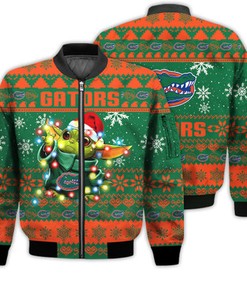Florida Gators Baby Yoda Star Wars Sports Football American Ugly Christmas Gifts Unisex 3D Bomber Jacket