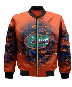 Florida Gators Bomber Jacket Camouflage Vintage  - NCAA