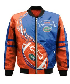 Florida Gators Bomber Jacket Flame Ball - NCAA