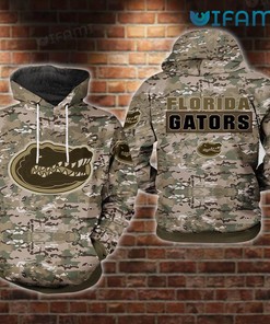 Florida Gators Hoodie 3D Camouflage Logo Gators Gift