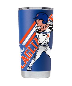 Florida Gators Jac Caglianone Blue Full Wrap Tumbler