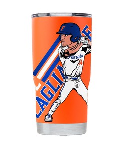 Florida Gators Jac Caglianone Orange Full Wrap Tumbler, Perfect Gift for Fans