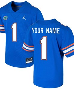 Florida Gators Jordan Brand Custom Game Jersey - Royal Custom Jerseys Ncaa