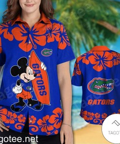 Florida Gators Mickey Mouse Hawaiian Shirt