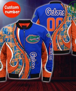 Florida Gators NCAA2 Custom Number Bomber Jacket   for fans