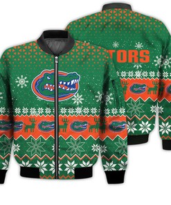 Florida Gators Sports Football American Ugly Christmas Sweater Gifts Unisex 3D Bomber Jacket