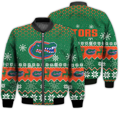Florida Gators Sports Football American Ugly Christmas Sweater Gifts Unisex 3D Bomber Jacket