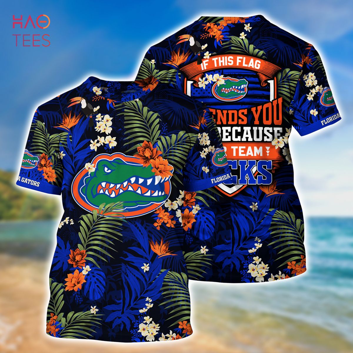 Florida Gators Summer Hawaiian Shirts, With Tropical Patterns for Fans