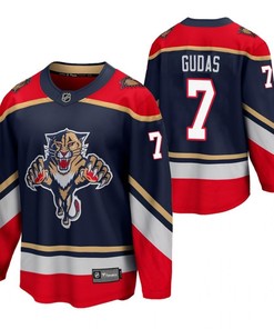 Florida Panthers 7 Radko Gudas 2023 Reverse Retro Blue Special Edition Jersey Jersey