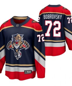Florida Panthers 72 Sergei Bobrovsky 2023 Reverse Retro Blue Special Edition Jersey Jersey