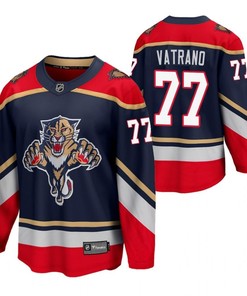 Florida Panthers 77 Frank Vatrano 2023 Reverse Retro Blue Special Edition Jersey Jersey