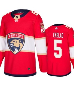 Florida Panthers Aaron Ekblad 5 Home Red Jersey Jersey