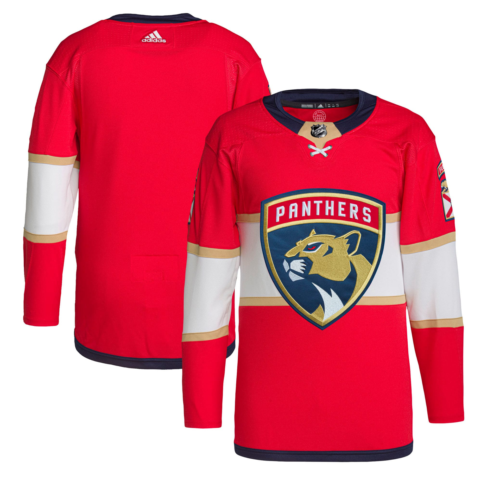 Florida Panthers Adidas Home Primegreen Authentic Pro Jersey - Red Nhl