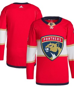 Florida Panthers Adidas Home Primegreen Authentic Pro Jersey - Red Nhl