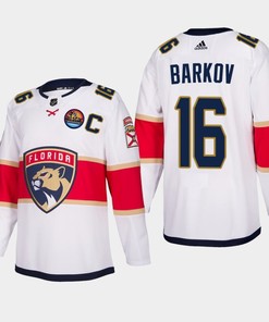 Florida Panthers Aleksander Barkov 16 2023 All-Star Patch Away White Jersey