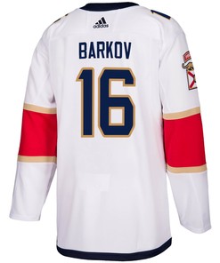 Florida Panthers Aleksander Barkov 16 Away 2023 Stanley Cup Playoffs Breakaway Men Jersey - White